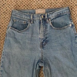 Everlane High Rise Straight Jean